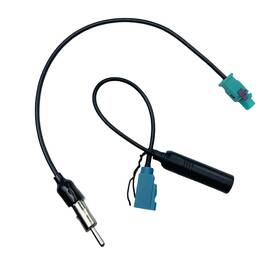 Wildtundra Zhyd-069 Car Stereo Fm Am Radio Antenna Adapter Cable 2pcs Fakra Z Male/female To D Inch