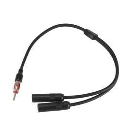 X Autohaux A21112400ux0007 Universal Car Radio Auto Antenna Splitter 1 Male To 2 Female Aerial Adapter P