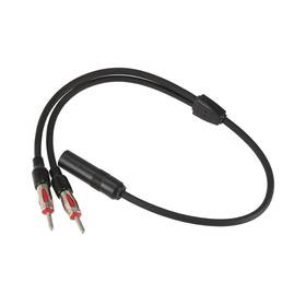 X Autohaux A21112400ux0008 Universal Car Radio Auto Antenna Splitter 1 Female To 2 Male Aerial Adapter Plug