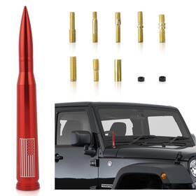 Xinhoonfei 789616250558 American Flag Bullet Car Antenna Xinhongfei 7.8 Red For Suv/truck Radio
