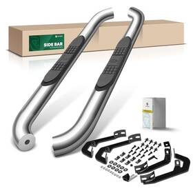 Ytautoparts Yhtsbar0129 4 Inch Running Boards Side Step Bars Fit For 2007-2019 Regular Cab Inches