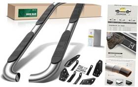 Ytautoparts Yhtsbar0141 4 Inch Running Boards Side Steps Compatible With Dodge Ram 1500 2019