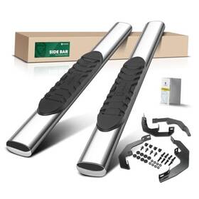 Ytautoparts Yhtsbar0419 5 Inch Running Boards Fit Chevy Silverado And Gmc Regular Cab Oval Straight