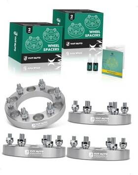 Yhtwsp0111-pn Ytautoparts 6x5.5 Wheel Spacers 1 Inch Fits Toyota Pickup Tacoma 4pcs Silver