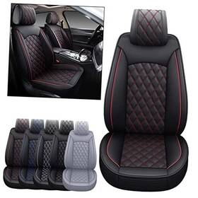Dkb02 Yun Ka Auto Car Seat Covers Fit Most Sedan Suv Truck For 2 Pcs Front/black-red