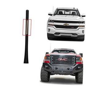 Zhparty 738678043165 7 Inches Flexible Rubber Antenna Compatible With Chevy Silverado Fits Gmc