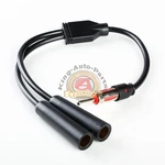 Car Radio Stereo Antenna Splitter Y Adaptor 2 Female 1 Plug. Fixed Price $15.90.
