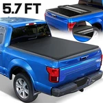 5.7FT Tri-fold Tonneau Cover For 09-26 Dodge Ram 1500 Soft Bed W/o Box. Fixed Price $145.99.