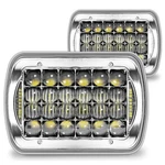 True Mods 7X6 5X7 H6054 Chrome Headlights H4 2B1 Sealed Beam Replacement .... Fixed Price $85.69.