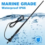 Boat Waterproof Fm Radio Antenna Marine Flexible Rubber Mast Aerial For Yacht. Fixed Price $12.49.