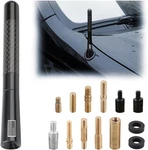 Besulen Short Antenna, 4.7 Inch Carbon Fiber American Flag Aluminum Black. Fixed Price $15.94.