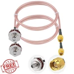 Pobady 2X Sma To Female RG316 Cable 24" Waterproof Rf Low Loss. Fixed Price $15.99.