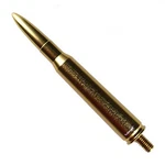 Brass 50 Caliber Bullet Stubby Antenna For Jeep Wrangler And Gladiator. Fixed Price $30.00.