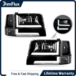 Dimflux Led Drl Headlights Assembly 92-96 Ford F150 F250 F350 & Bronoc. Fixed Price $97.00.
