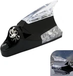 Car Roof Wind Powered Led Light, Shark Fin Antenna Flash Ornament, Self-ad. Fixed Price $17.99.