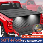 5.7/5.8FT 4-FOLD Hard Tonneau Cover For 2009-2026 Ram 1500 Truck Bed W/ Led Lamp. Fixed Price $330.78.