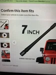 Rydonair 7" Short Antenna Mast For Jeep Wrangler Jk Jl Rubicon SAHARA(2007-2022). Fixed Price $24.99.