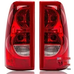 Tail Lights Compatible With 2003 2004 2005 Passenger And Driver Side Red Border. Fixed Price $78.99.