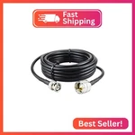 Boobrie PL259 To Bnc 16.4FT Uhf PL-259 Male Antenna Jumper RG58 Coax. Fixed Price $19.51.