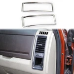 Chrome Dashboard Side A/c Vent Frame Cover Trim Fit 2009-2018 Dodge 1500 .... Fixed Price $31.14.