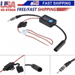 Car Auto Stereo Fm & Radio Signal Antenna Aerial Amplifier Booster. Fixed Price $6.89.