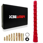 Icbeamer 7-INCH Red Spiral Antenna Compatible With Jeep, Ram, Ford Trucks. Fixed Price $12.99.