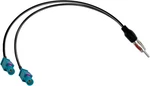 Splitter Cable Din Male To Dual Fakra Z Car Radio Antenna. Fixed Price $10.10.
