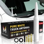 White Universal Cal Bullet Antenna Silverado 1500 Ford F150 Ram Gmc. Fixed Price $47.23.