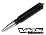 Vms Racing Jeep 50 Caliber Bullet Aluminum Short Antenna Black Silver. Fixed Price $29.95.