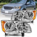 2PC Headlight For 08-16 Chrysler Town&country 11-20 Dodge Grand Caravan Headlamp. Fixed Price $75.29.