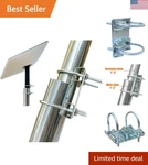 U-bracket For Starlink Dish Pipe Adapter Mount Vertical Installation, Univers.... Fixed Price $15.99.