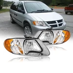 L&r Chrome Headlights For 2001-2007 Dodge Caravan Chrysler Town Country. Fixed Price $66.90.