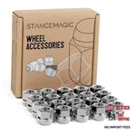 20PCS Chrome Open End Lug Nuts - 7/16" X20 Threads 0.81" Length Silver. Fixed Price $30.52.