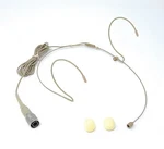 Beige Double Earhook Headset Microphone W/ 4 Pin Mini Xlr For Audio Technica. Fixed Price $22.50.