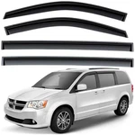 Window Deflectors Smoke Tinted Tape-on Side Vent For Grand Caravan 08-20. Fixed Price $71.50.