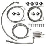 Flexible Stainless Steel Braided Fuel Line Kit Fit For Chevrolet Chevy Tahoe .... Fixed Price $224.21.