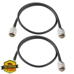 Boobrie 2-PACK Uhf PL259 Coax Cable 1.64FT Low Loss Cb Radio Jumper. Fixed Price $20.00.