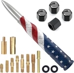 Car Truck Bullet Antenna Replacement Mast With Valve Stem 5.5 Inch, Silver. Fixed Price $25.63.