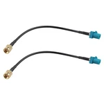 Futheda 2PCS Fakra Z Male To Sma Plug Vehicle Aerial Antenna 15CM, Black. Fixed Price $12.92.