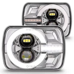 True Mods 5X7 7X6 Inch H6054 Led Headlights Bright H4 Chrome. Fixed Price $184.02.