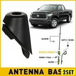 2SET Antenna Ornament Bezel For Toyota 2010-2014 Black 4RUNNER Mounted Fender Ba. Fixed Price $20.49.