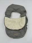Jj Cole Car Seat Plush Soft Cozy Cover Grey Fleece Zippered Machine Wash 15X22". Fixed Price $16.00.