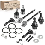 A-premium Set Of 8, Front Upper Lower Ball Joint, Inner Outer Tie Rod End, Co.... Fixed Price $91.58.