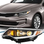 Compatible 2016-2018 Kia Optima Headlight Halogen&projector Type Without.... Fixed Price $170.55.