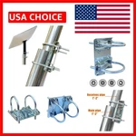 Universal U-bolt Clamp For Secure Mounting Of Starlink & Outdoor Antennas. Fixed Price $11.89.