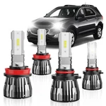 Equinox High Low Beam Bulbs Combo Compatible With Chevy 2010 2011 201.... Fixed Price $118.68.