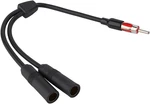 Car Am Fm Radio Antenna Splitter Adapter, 1 2 Female Y Adaptor Connector. Fixed Price $12.89.