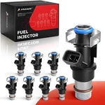 Fuel Injectors Set Of 8, Upgraded 4 Holes Compatible With Chevy Silverado Tah.... Fixed Price $95.07.